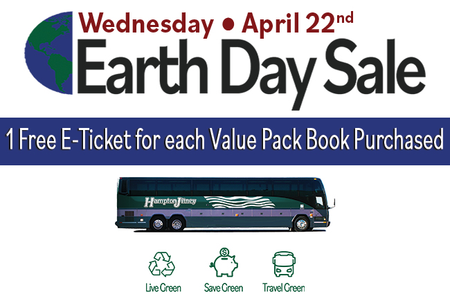 Hampton Jitney - Earth Day 2026 Sale