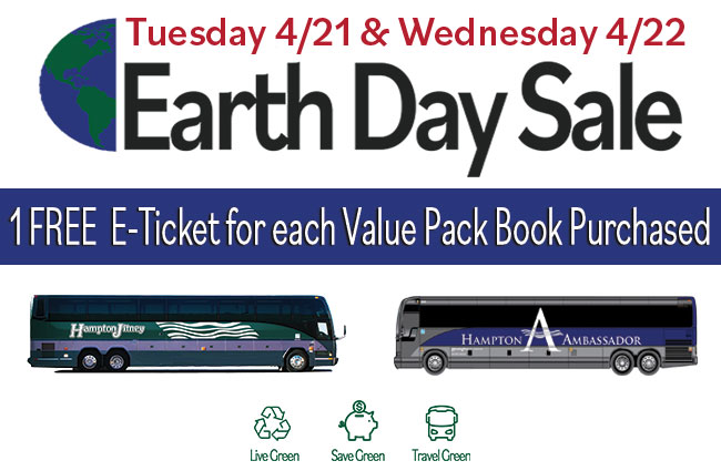 Hampton Jitney - Earth Day 2026 Sale